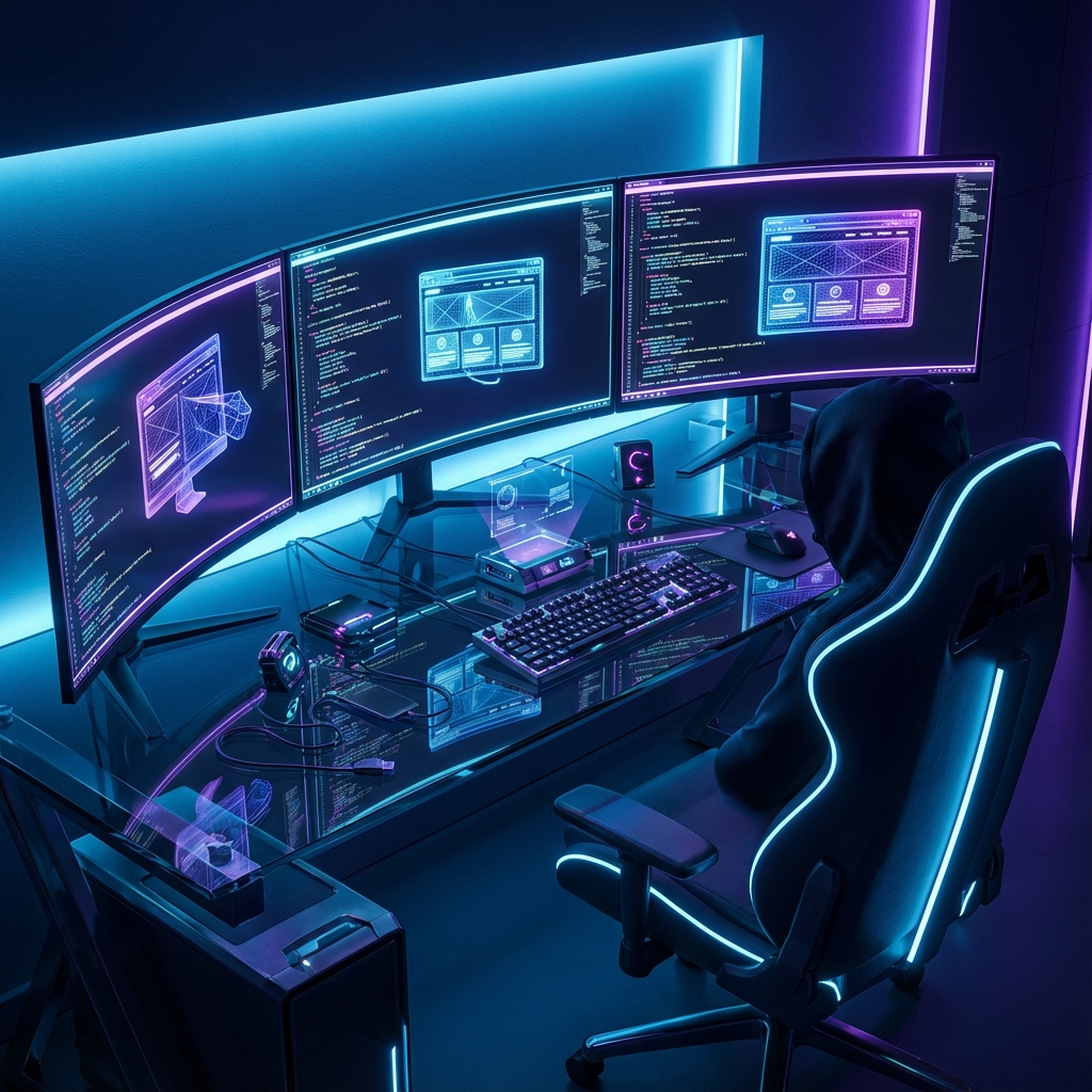 Futuristic Workspace